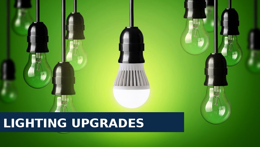 Lighting upgrades Belvedere